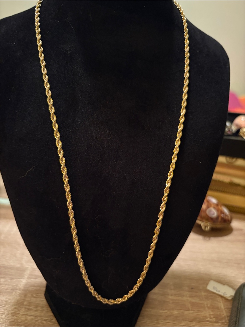 Worthington classic gold rope chain